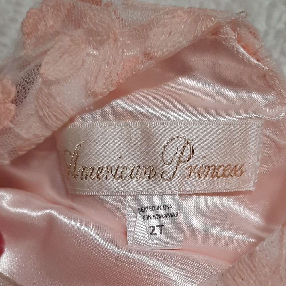 American Princess Blush Floral Dress - Picture 3 of 7